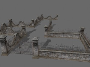 wall set 3D Model
