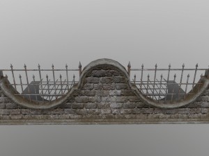 wall set 3Dモデル