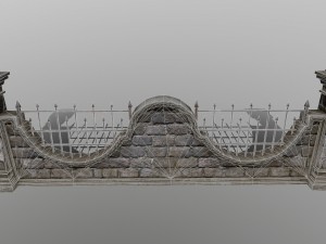wall set 3Dモデル