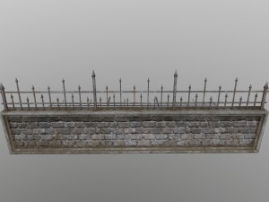 wall set 3Dモデル