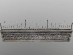 wall set 3Dモデル