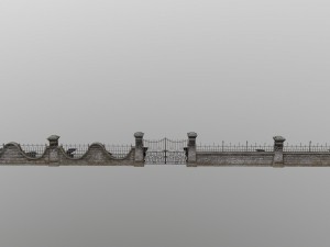 wall set 3Dモデル