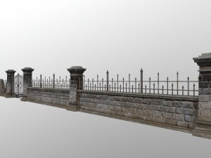 wall set 3Dモデル