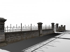 wall set 3Dモデル