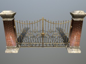 wall set 3D मॉडल