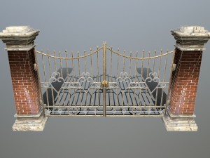 wall set 3D मॉडल