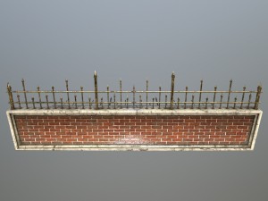 wall set 3D मॉडल