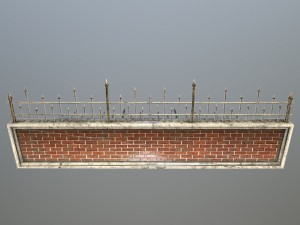 wall set 3D मॉडल