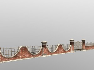wall set 3D मॉडल