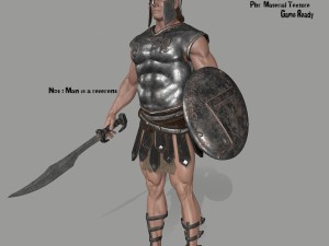 gladiator set 3D मॉडल