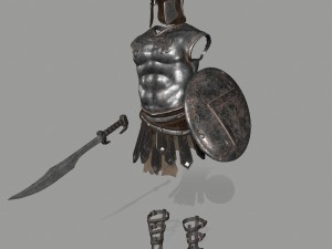 gladiator set Model 3D