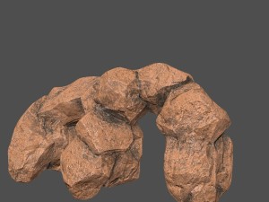 desert rocks 3D Модель
