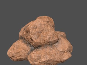 desert rocks 3D Модель