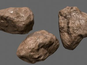 mars rocks 3D Model