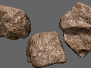 mars rocks 3D Model