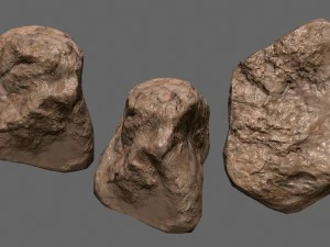 mars rocks 3D Model