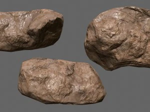 mars rocks 3D Model