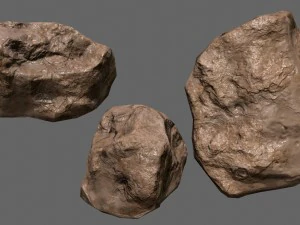 mars rocks 3D Model