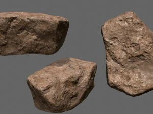 mars rocks 3D Model