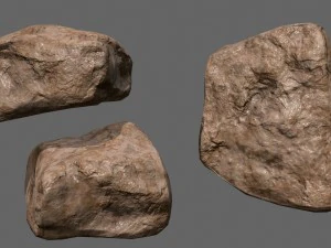 mars rocks 3D Model