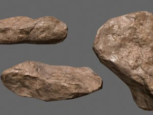 mars rocks 3D Model