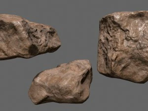 mars rocks 3D Model