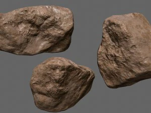 mars rocks 3D Model