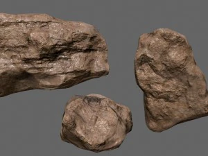 mars rocks 3D Model
