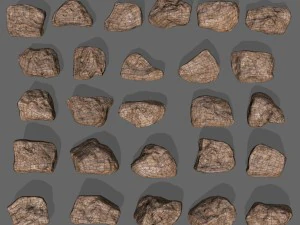 mars rocks 3D Model