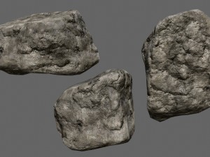 rocks set Modelo 3D