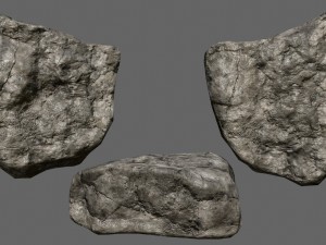 rocks set Modelo 3D