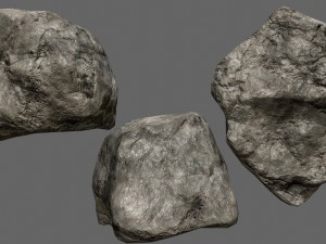 rocks set Modelo 3D