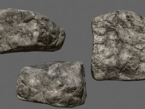 rocks set Modelo 3D