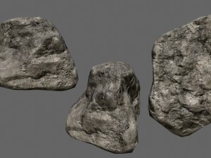 rocks set Modelo 3D