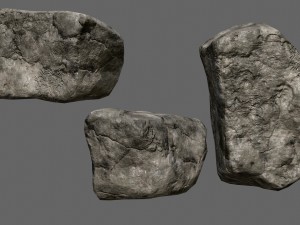 rocks set Modelo 3D