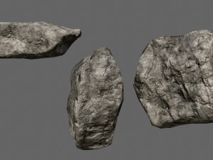 rocks set Modelo 3D