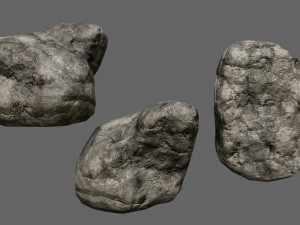 rocks set Modelo 3D