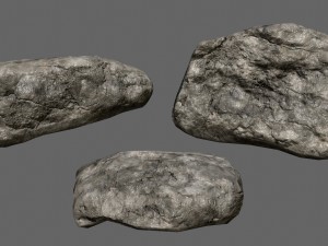 rocks set Modelo 3D