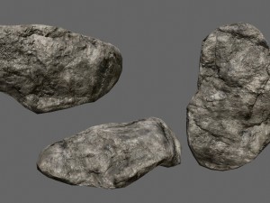 rocks set Modelo 3D