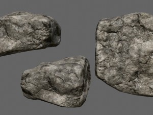 rocks set Modelo 3D