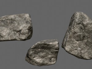 rocks set Modelo 3D