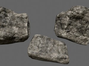 rocks set Modelo 3D