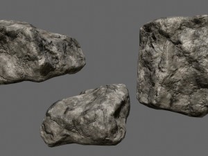 rocks set Modelo 3D