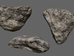 rocks set Modelo 3D