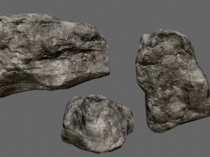 rocks set Modelo 3D