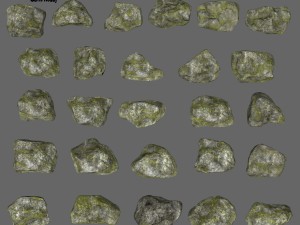 rocks 3D मॉडल