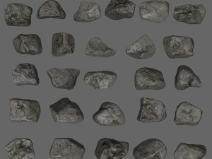 rocce Modello 3D