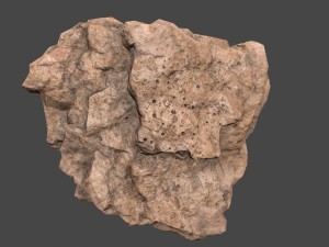 desert rocks 3D 模型