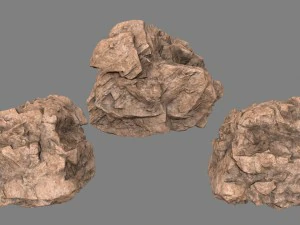 desert rocks 3D Model
