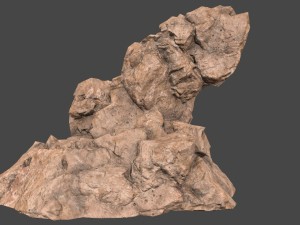 desert rocks 3D 模型